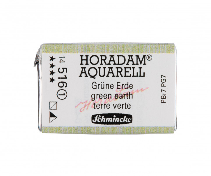 SCHMINCKE HORADAM® Feinste Künstler-Aquarellfarben, Grüne Erde 516, 1/1 Näpfchen