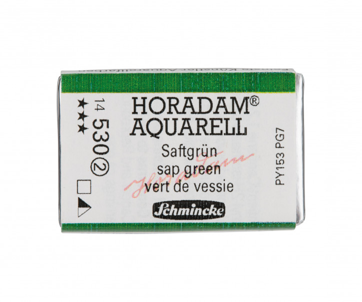 SCHMINCKE HORADAM® Feinste Künstler-Aquarellfarben, Saftgrün 530, 1/1 Näpfchen