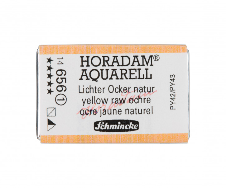 SCHMINCKE HORADAM® Feinste Künstler-Aquarellfarben, Lichter Ocker natur 656, 1/1 Näpfchen