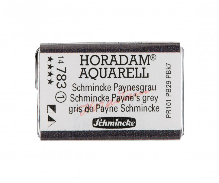 SCHMINCKE HORADAM® Feinste Künstler-Aquarellfarben, Schmincke Paynesgrau 783, 1/1 Näpfchen