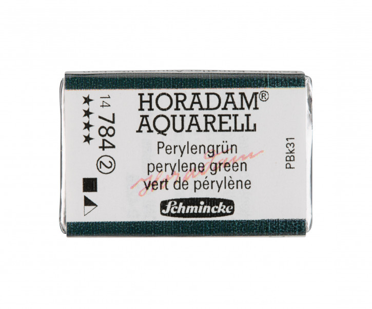 SCHMINCKE HORADAM® Feinste Künstler-Aquarellfarben, Perylengrün 784, 1/1 Näpfchen