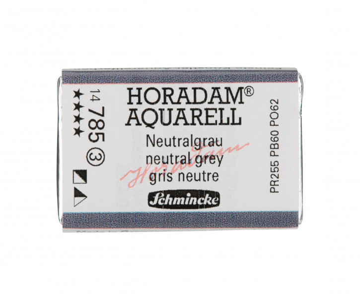 SCHMINCKE HORADAM® Feinste Künstler-Aquarellfarben, Neutralgrau 785, 1/1 Näpfchen