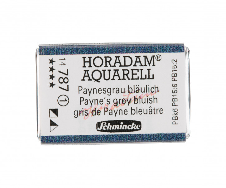SCHMINCKE HORADAM® Feinste Künstler-Aquarellfarben, Paynesgrau bläulich 787, 1/1 Näpfchen