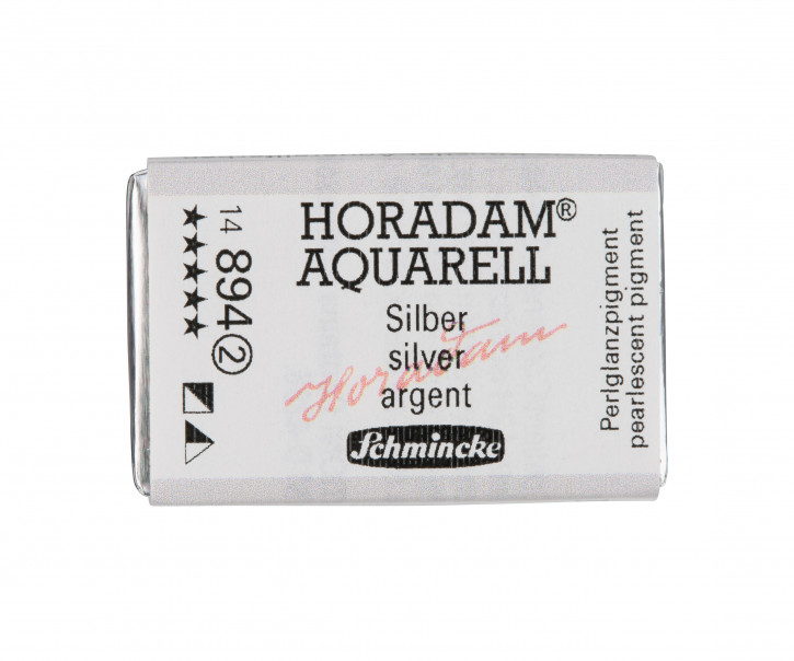 SCHMINCKE HORADAM® Feinste Künstler-Aquarellfarben, Silber 894, 1/1 Näpfchen