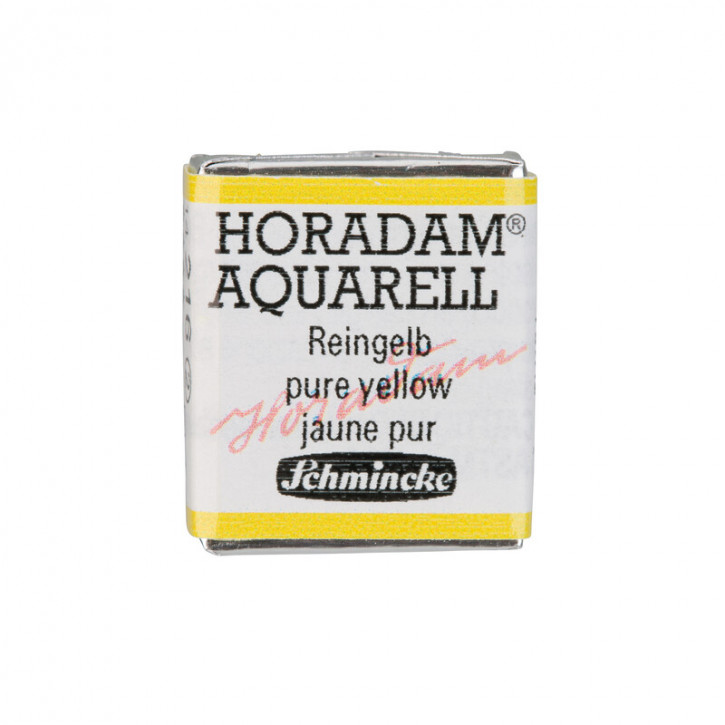 SCHMINCKE HORADAM® Feinste Künstler-Aquarellfarben, Reingelb 216, 1/2 Näpfchen