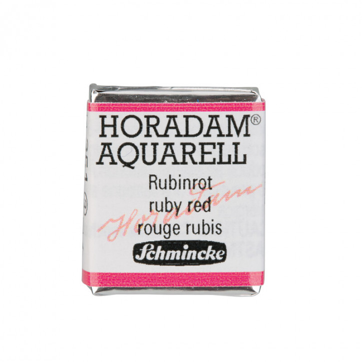 SCHMINCKE HORADAM® Feinste Künstler-Aquarellfarben, Rubinrot 351, 1/2 Näpfchen
