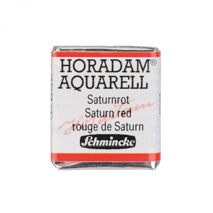 SCHMINCKE HORADAM® Feinste Künstler-Aquarellfarben, Saturnrot 359, 1/2 Näpfchen