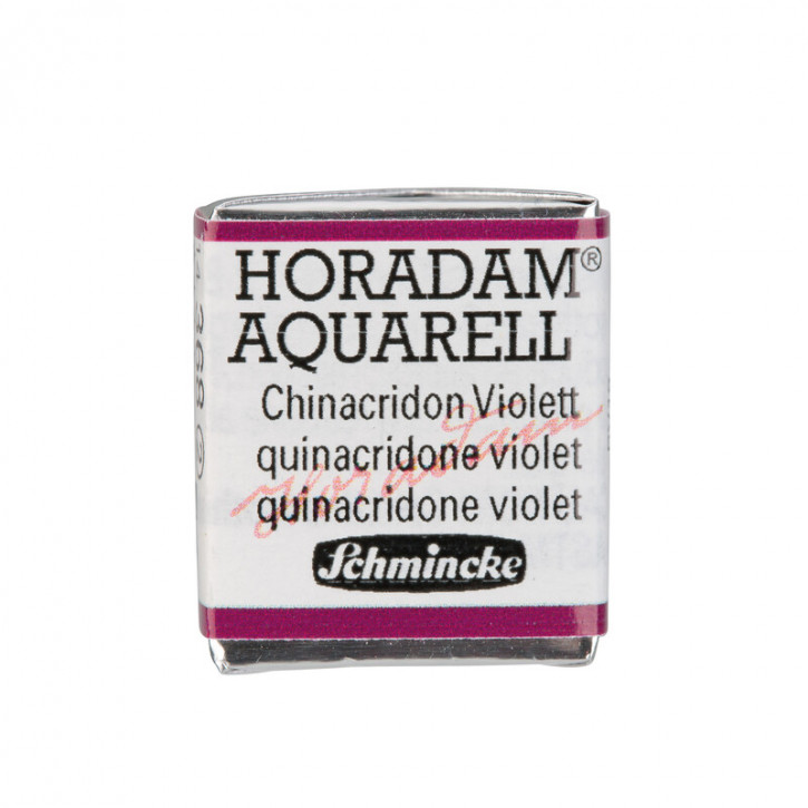 SCHMINCKE HORADAM® Feinste Künstler-Aquarellfarben, Chinacridon Violett 368, 1/2 Näpfchen