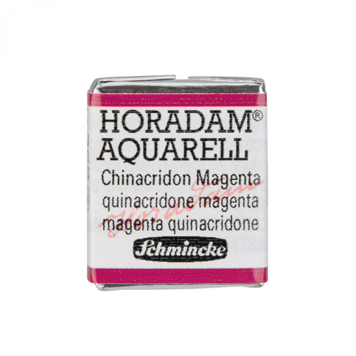 SCHMINCKE HORADAM® Feinste Künstler-Aquarellfarben, Chinacridon Magenta 369, 1/2 Näpfchen