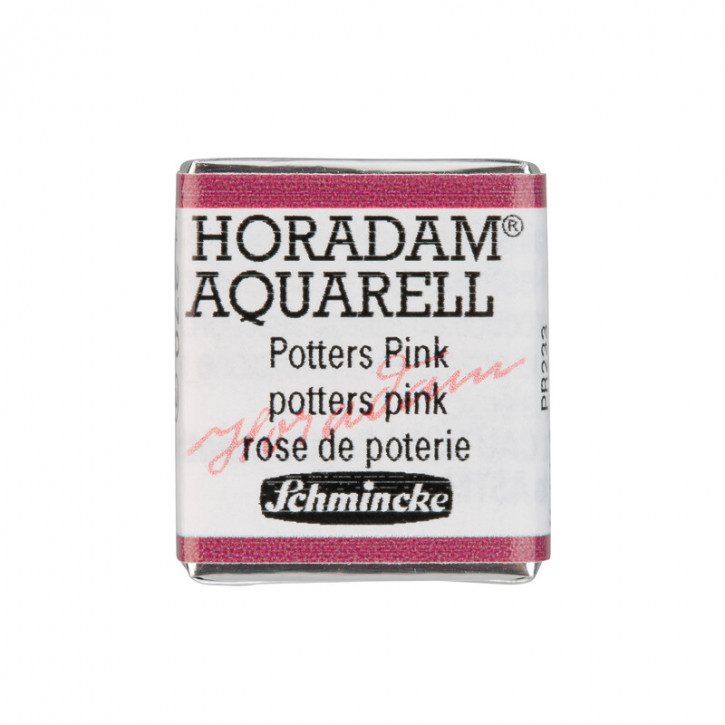 SCHMINCKE HORADAM® Feinste Künstler-Aquarellfarben, Potters Pink 370, 1/2 Näpfchen