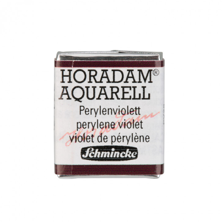 SCHMINCKE HORADAM® Feinste Künstler-Aquarellfarben, Perylenviolett 371, 1/2 Näpfchen