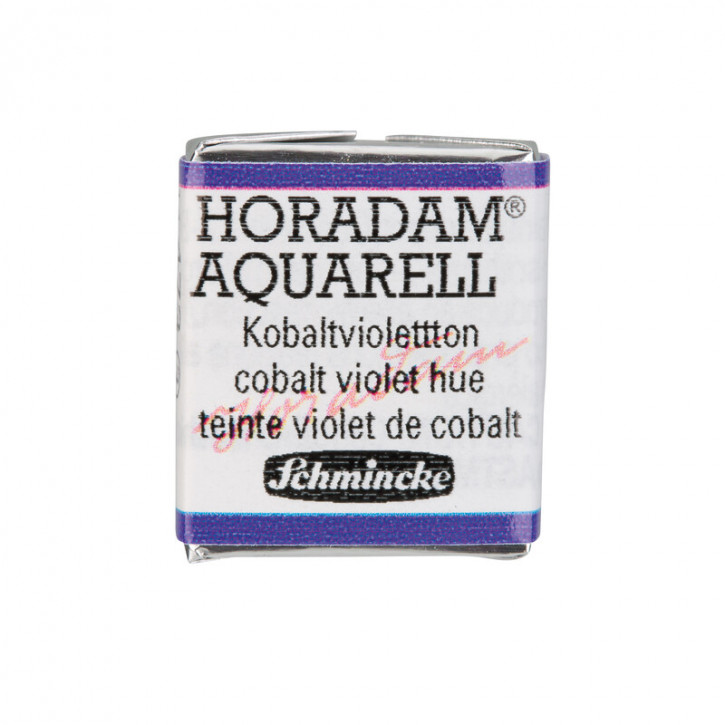 SCHMINCKE HORADAM® Feinste Künstler-Aquarellfarben, Kobaltvioletton 473, 1/2 Näpfchen