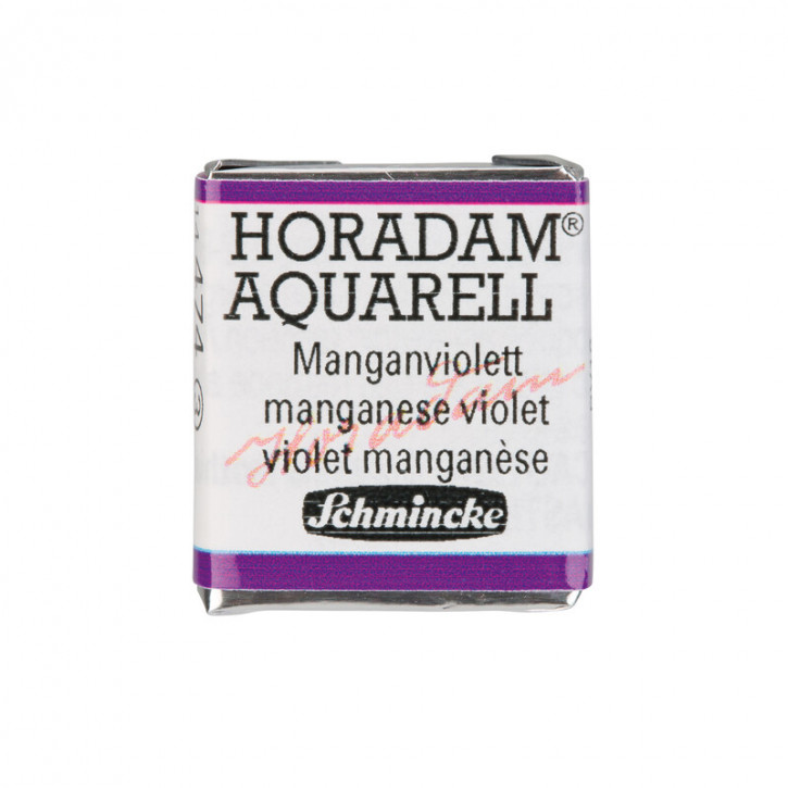 SCHMINCKE HORADAM® Feinste Künstler-Aquarellfarben, Manganviolett 474, 1/2 Näpfchen