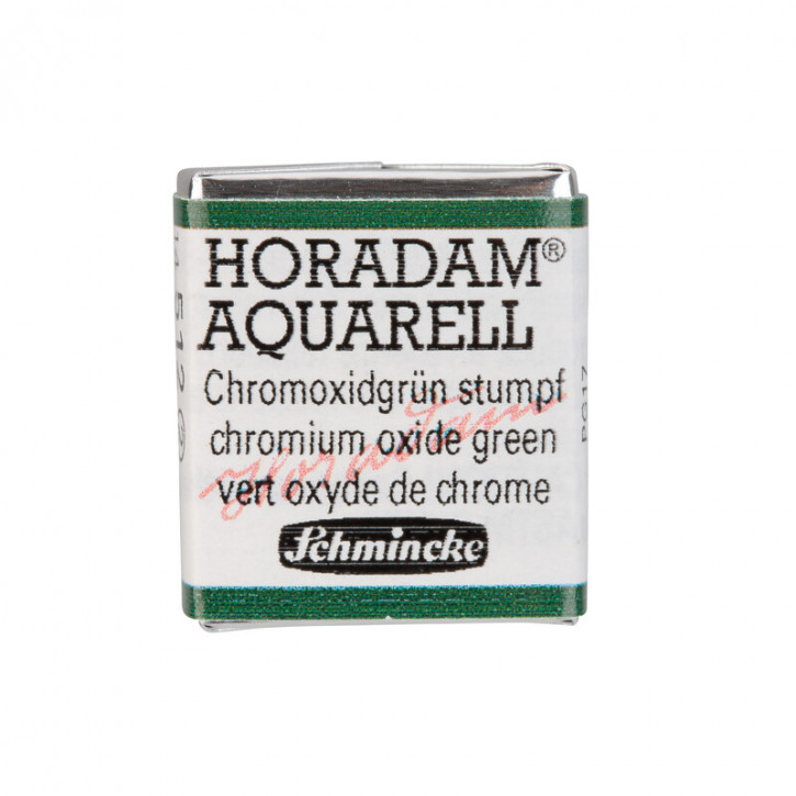 SCHMINCKE HORADAM® Feinste Künstler-Aquarellfarben, Chromoxidgrün stumpf 512, 1/2 Näpfchen