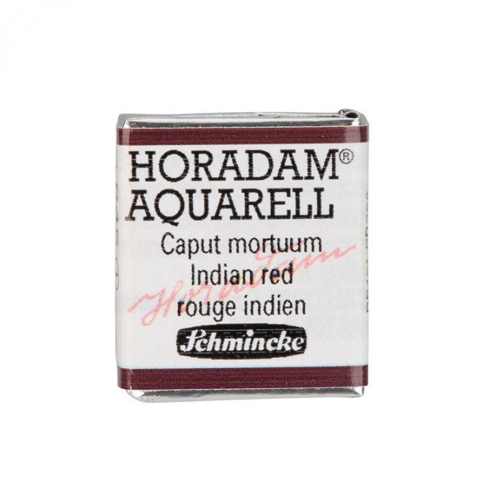 SCHMINCKE HORADAM® Feinste Künstler-Aquarellfarben, Caput mortuum 645, 1/2 Näpfchen