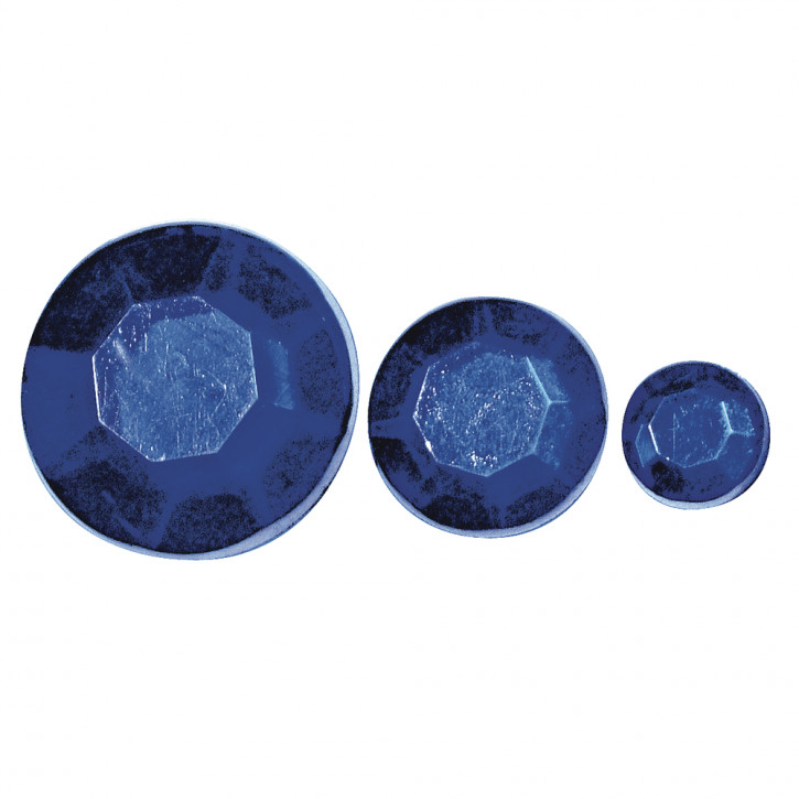 Acryl- Strasssteine Blau,  6,10,14 mm, SB-Btl 310 Stück