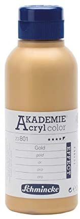 AKADEMIE Acryl Color 250ml-Gold