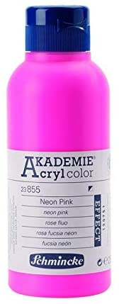 AKADEMIE Acryl Color 250ml-Neon Pink