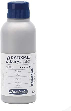 AKADEMIE Acryl Color 250ml-Silber