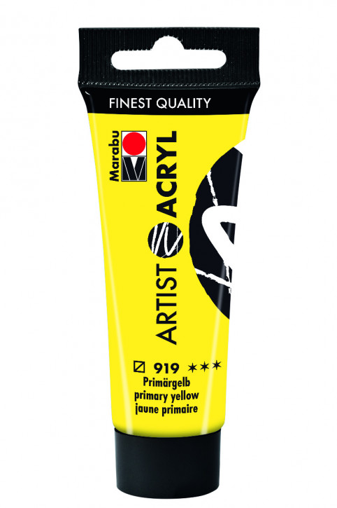 Artist Acryl 22 ml Marabu-Primärgelb