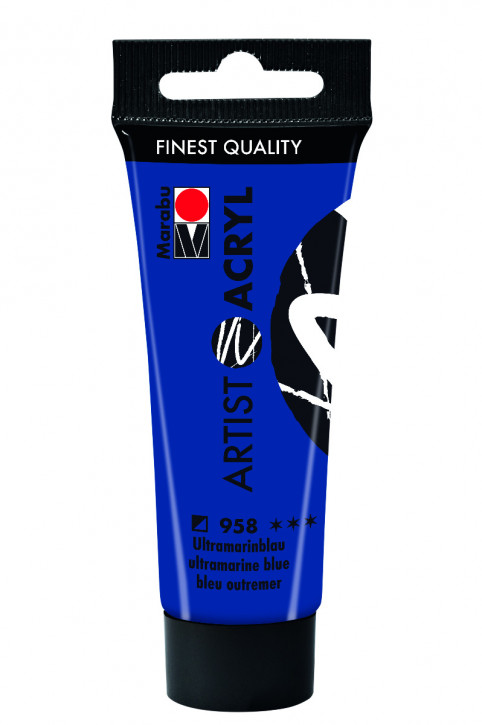 Artist Acryl 22 ml Marabu-Ultramarinblau