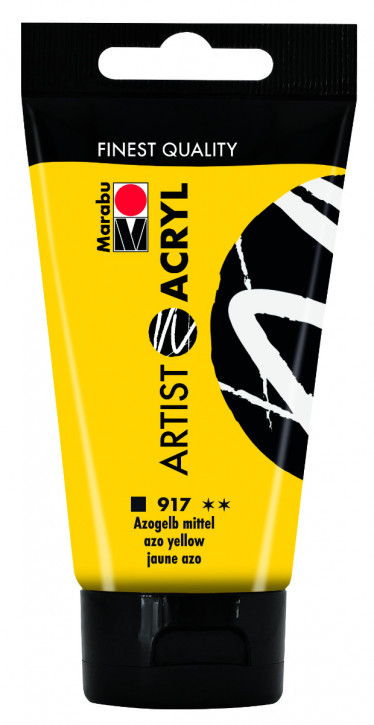 Artist Acryl 75 ml Marabu-Azogelb mittel