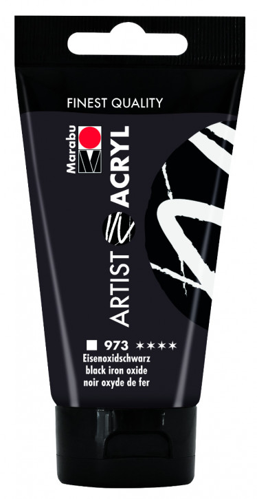 Artist Acryl 75 ml Marabu-Eisenoxidschwarz