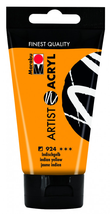 Artist Acryl 75 ml Marabu-Indischgelb