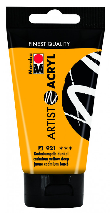 Artist Acryl 75 ml Marabu-Kadmiumgelb dunkel