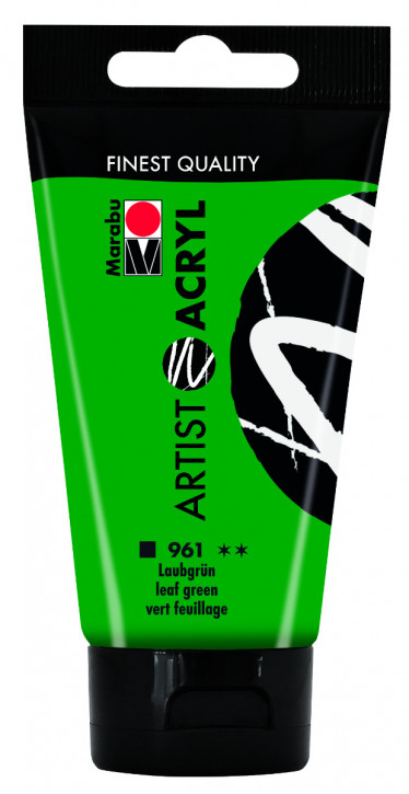Artist Acryl 75 ml Marabu-Laubgrün