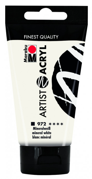 Artist Acryl 75 ml Marabu-Mineralweiß