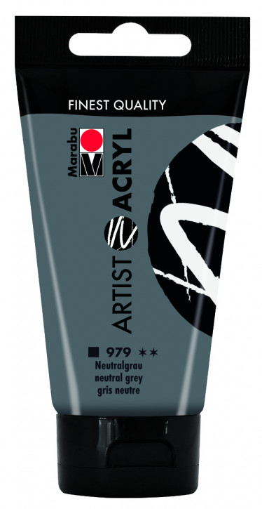 Artist Acryl 75 ml Marabu-Neutralgrau