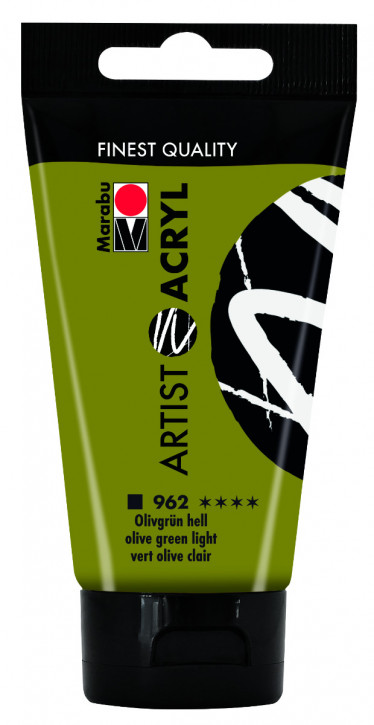 Artist Acryl 75 ml Marabu-Olivgrün hell