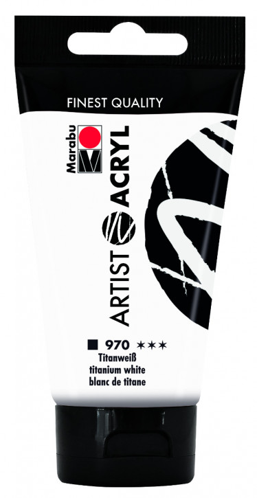 Artist Acryl 75 ml Marabu-Titanweiß
