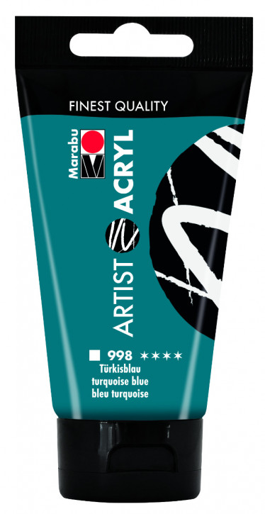 Artist Acryl 75 ml Marabu-Türkisblau