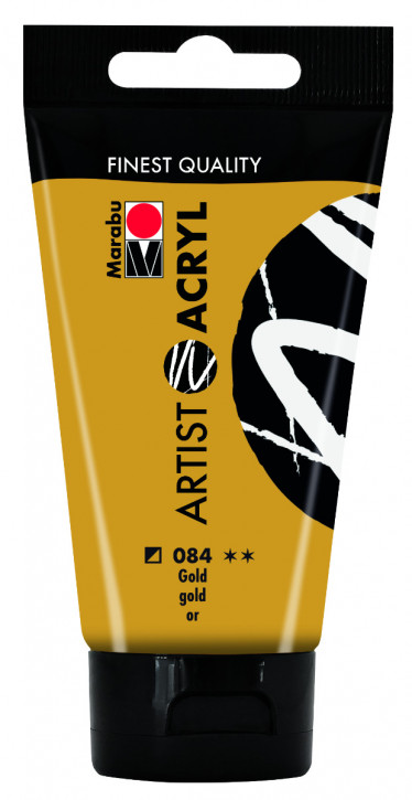 Artist Acryl 75 ml Metallic Tube-Gold