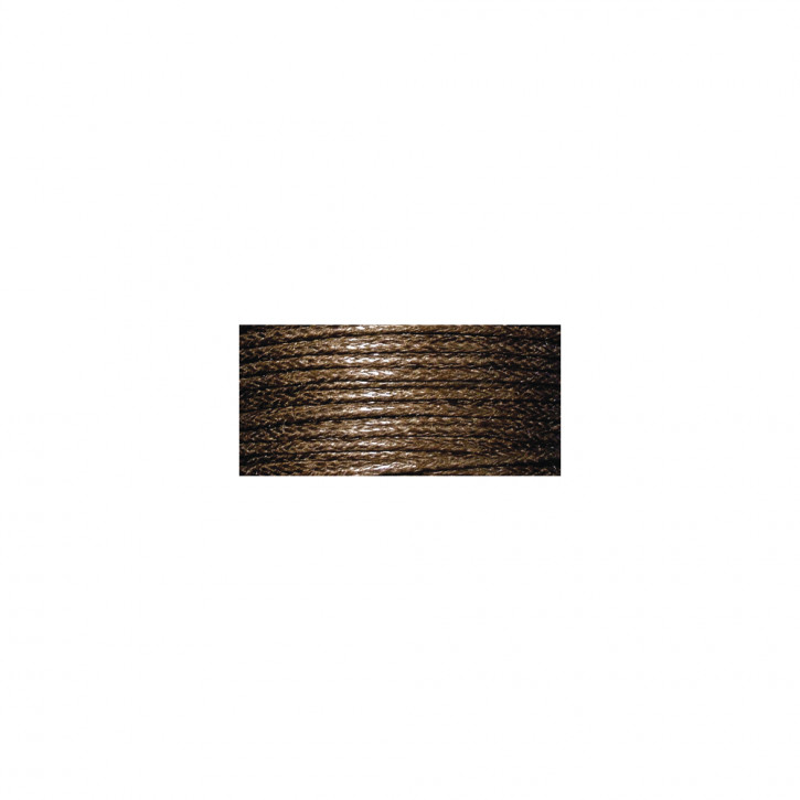 Baumwollkordel, gewachst, 1mm, SB-Karte 20 m-dunkelbraun