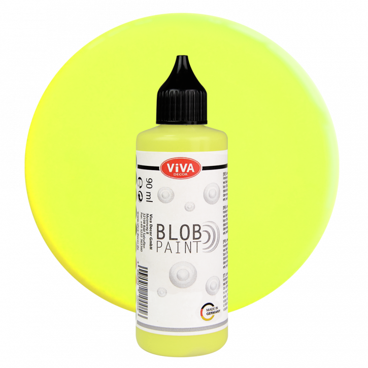 Blob Paint 90 ml, 20 Farben -neon gelb