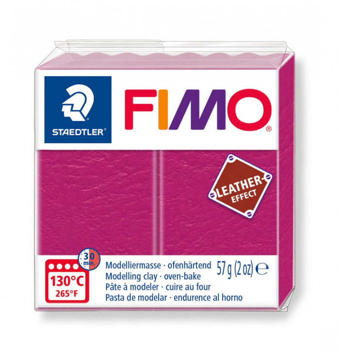 Fimo leather-effect 8010-beere