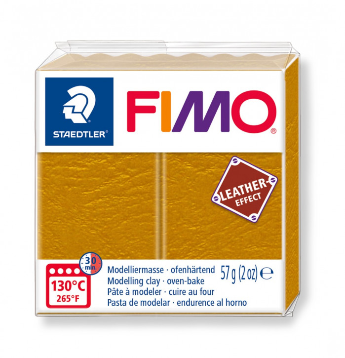 Fimo leather-effect 8010-ocker