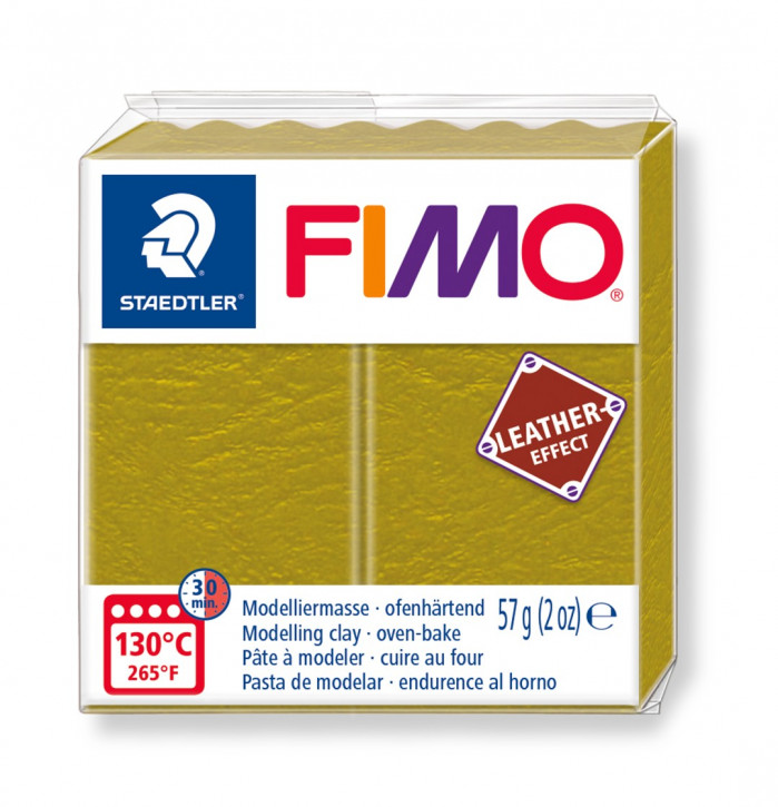 Fimo leather-effect 8010-olive