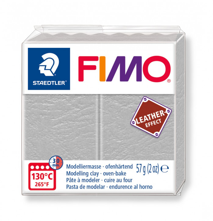 Fimo leather-effect 8010-taubengrau