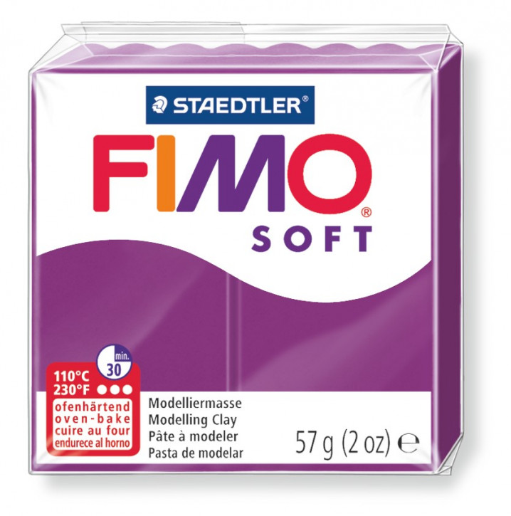 Fimo soft 8020-purpur