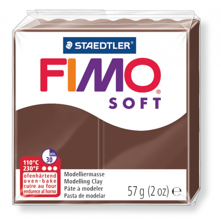 Fimo soft 8020-schokolade