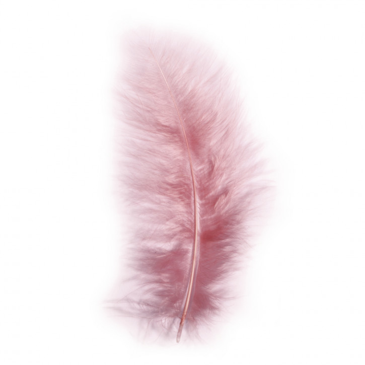 Flauschfeder, rose, 10-15 cm, SB-Btl. 15 Stück
