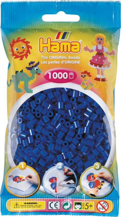 Hama Bügelperlen 1000Stück-blau
