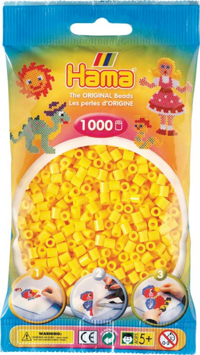 Hama Bügelperlen 1000Stück-gelb