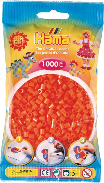 Hama Bügelperlen 1000Stück-orange