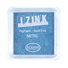 IZINK Pigment Stempelkissen, light-metal-blue