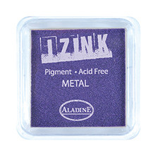 IZINK Pigment Stempelkissen, metal-purple